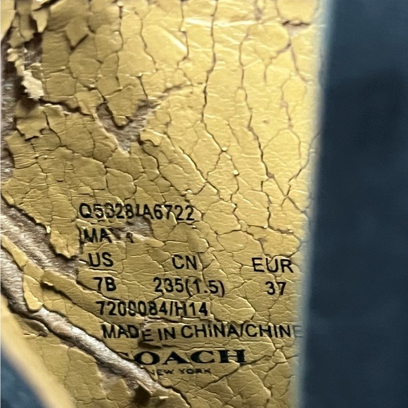 Coach Maya ankle leather boots, size 7 - Picture 8 of 13